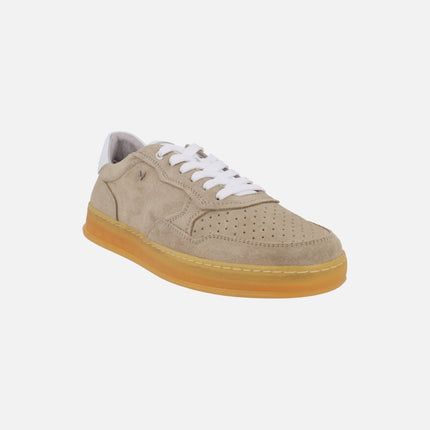 Beige suede sneakers for men Seaford