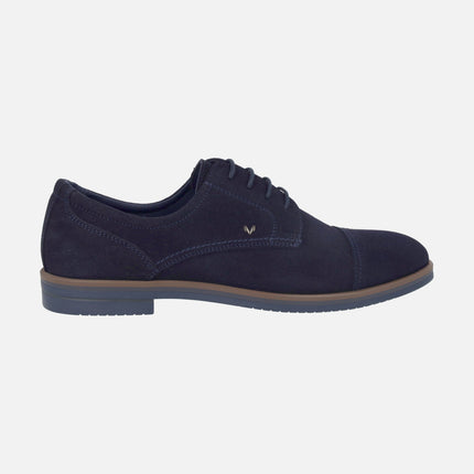 Douglas suede blucher shoes with stitched toe