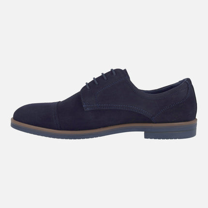 Douglas suede blucher shoes with stitched toe