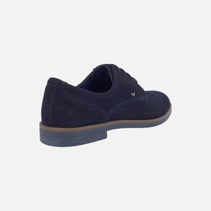 Douglas suede blucher shoes with stitched toe