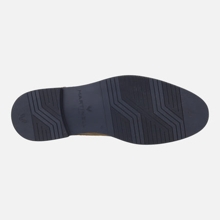 Douglas suede blucher shoes with stitched toe