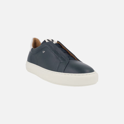 Hastings men's blue sneakers with elastics