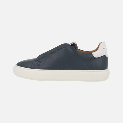 Hastings men's blue sneakers with elastics