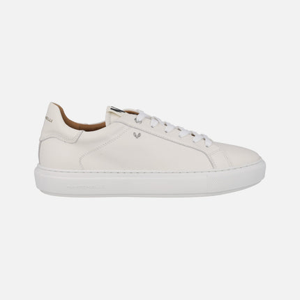 Hastings men's white leather sneakers