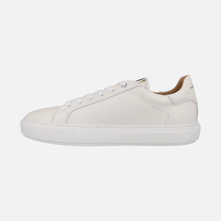 Hastings men's white leather sneakers