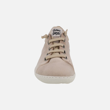 Zapatillas deportivas Oshima en tejido con cordones elásticos