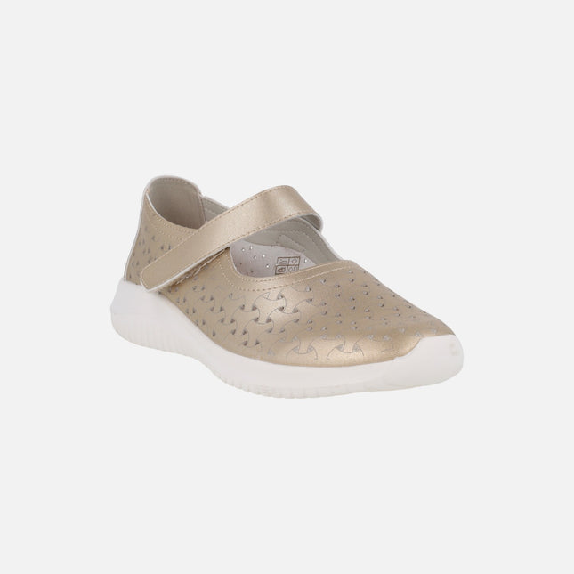 Zapatos deportivos con velcro estilo mercedes Ecoligeros Isa