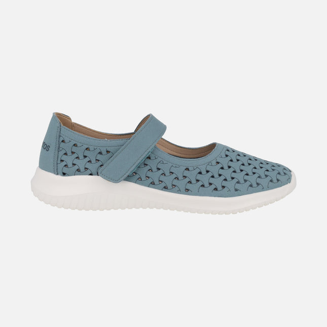 Zapatos deportivos con velcro estilo mercedes Eoligeros Isa