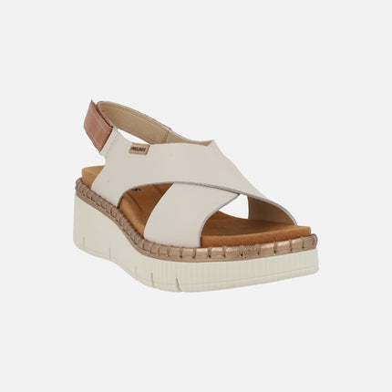 Sandalias de cuña con cierre de velcro Gomera