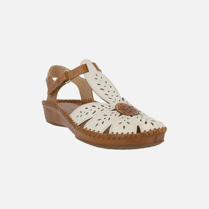 Zapatos semiabiertos con cierre de velcro P. Vallarta