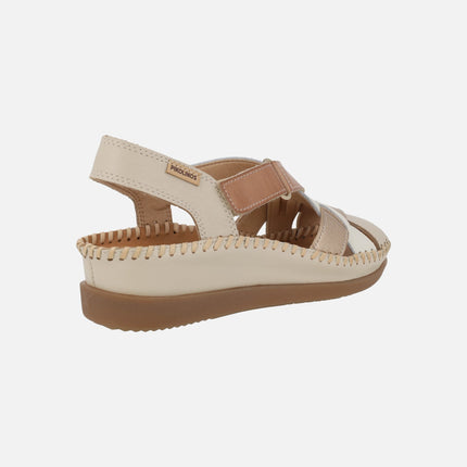Sandalias de tiras combinadas con cierre de velcro Cadaques