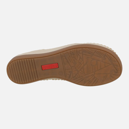 Sandalias de tiras combinadas con cierre de velcro Cadaques