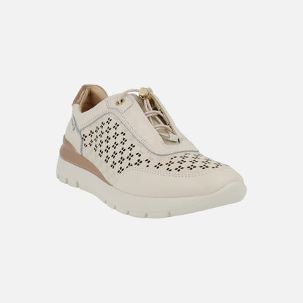 Deportivas Cantabria con troquelados y cierre de elástico ajustable