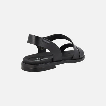 Sandalias planas de piel Navia