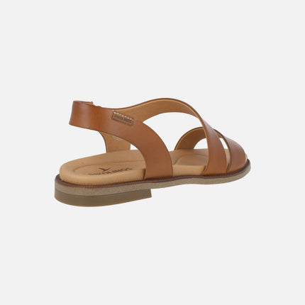 Sandalias planas de piel Navia