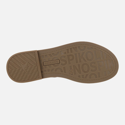 Sandalias planas de piel Navia