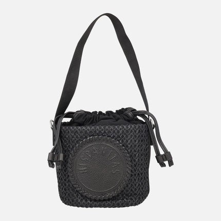 Hispanitas raffia effect bucket bags