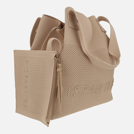 Hispanitas Tote Bags knitting effect