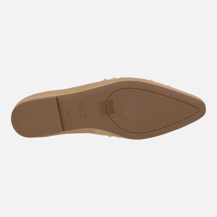Paris Mary jane style ballerinas with elastic and studs