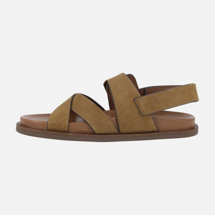Sandalias Isabella con hebilla y cierre de velcro