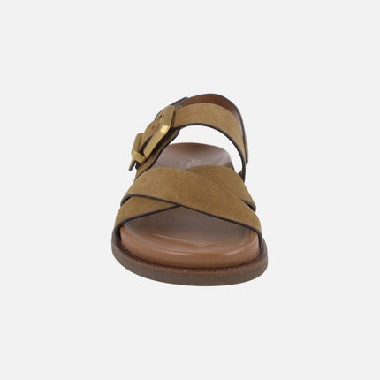 Sandalias Isabella con hebilla y cierre de velcro