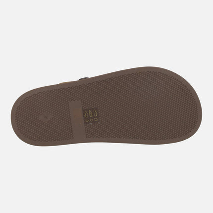 Sandalias Isabella con hebilla y cierre de velcro