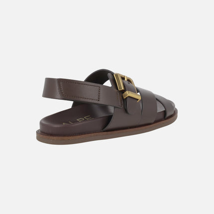 Sandalias Isabella con hebilla y cierre de velcro