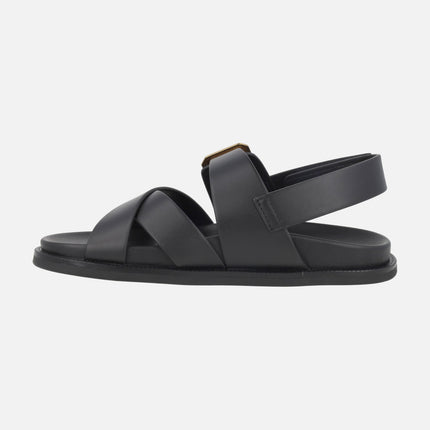 Sandalias Isabella con hebilla y cierre de velcro