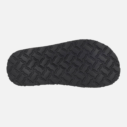 Sandalias de piel con plataforma y tres hebillas ALI-260