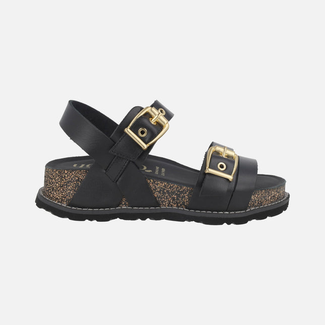 Sandalias de piel con hebillas Oca 263
