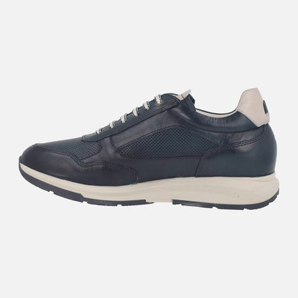 Zapatos deportivos de piel para hombre con cordones y cremallera Karter