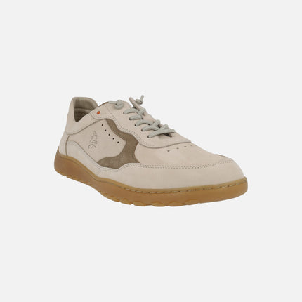 Zapatos deportivos Lenox en piel nobuck con cordones elásticos