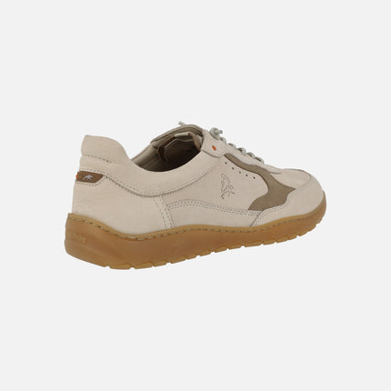 Zapatos deportivos Lenox en piel nobuck con cordones elásticos