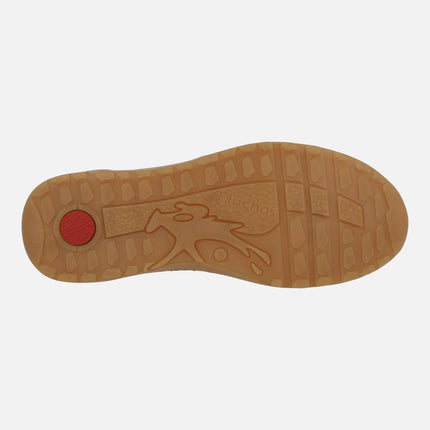 Zapatos deportivos Lenox en piel nobuck con cordones elásticos