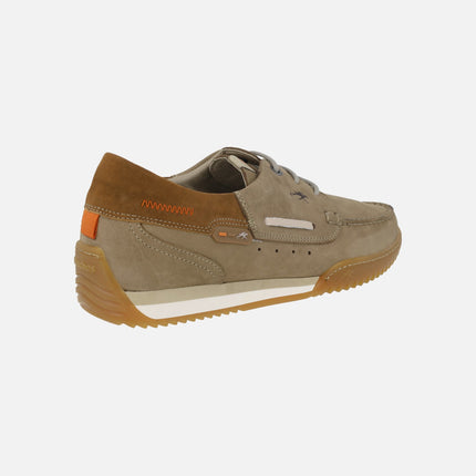 Zapatos náuticos para hombre en piel nobuck Bruno