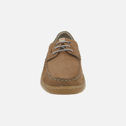 Zapatos náuticos para hombre en piel nobuck Bruno