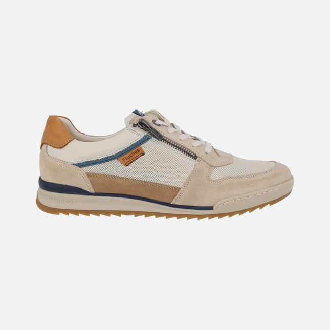 Elder men's sneakers in cream combination
