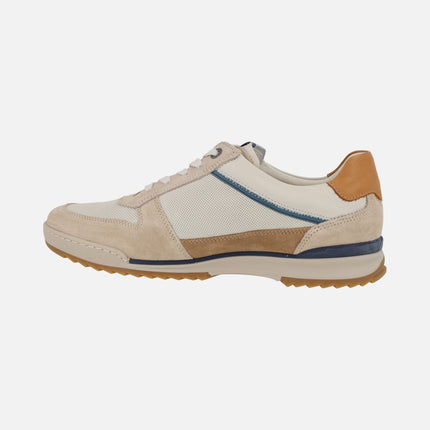 Elder men's sneakers in cream combination
