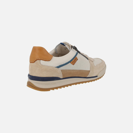 Elder men's sneakers in cream combination