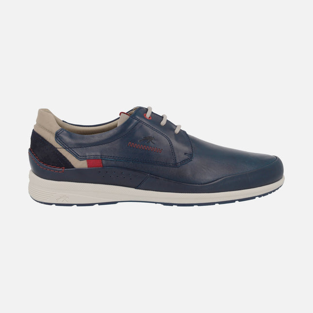 Zapatos casual de piel con cordones para hombre Jaden