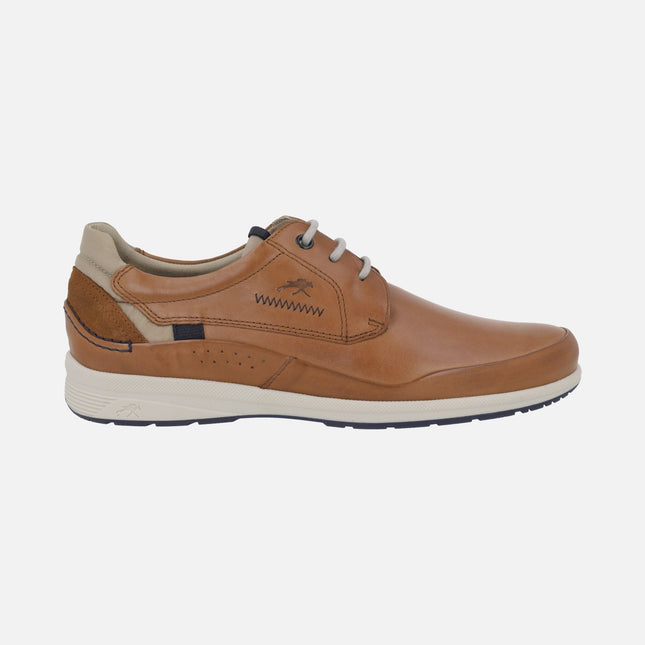 Zapatos casual de piel con cordones para hombre Jaden