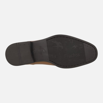 Zapatos de piel para hombre Asgard estilo oxford con puntera