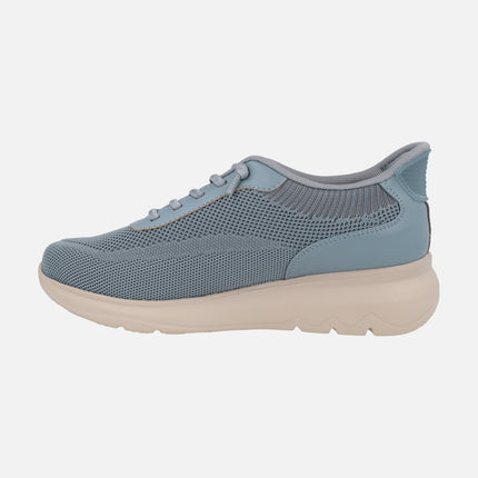 Zapatillas deportivas con cordones elásticos y sistema calza fácil