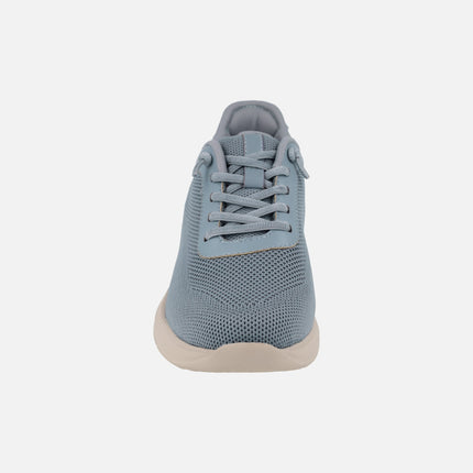 Zapatillas deportivas con cordones elásticos y sistema calza fácil