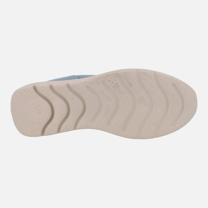 Zapatillas deportivas con cordones elásticos y sistema calza fácil
