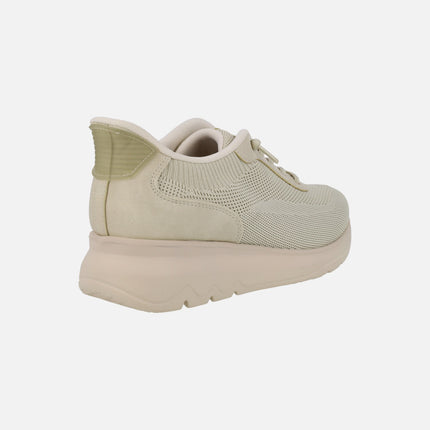 Zapatillas deportivas con cordones elásticos y sistema calza fácil