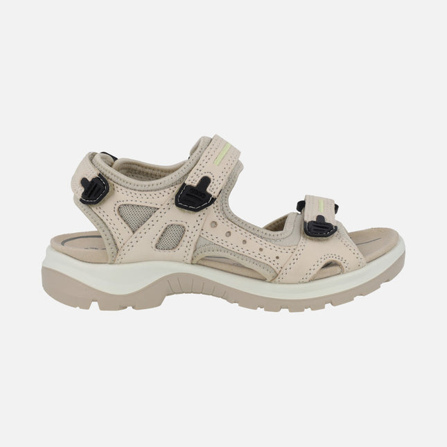 Hiking sandals with velcro closure Offroad sandal Limestone