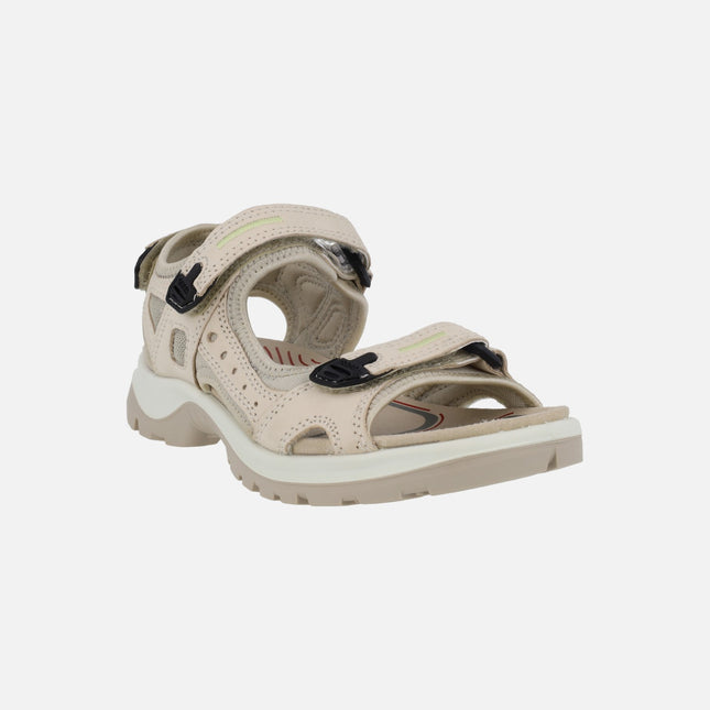 Hiking sandals with velcro closure Offroad sandal Limestone