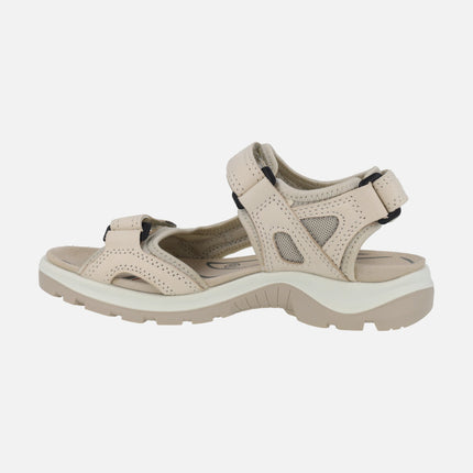 Hiking sandals with velcro closure Offroad sandal Limestone