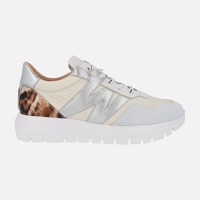 Zapatillas deportivas Odisei 00 con talón en animal print